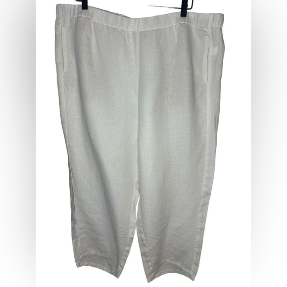 J. Jill Pants - J.Jill Love Linen Pants Size XL White